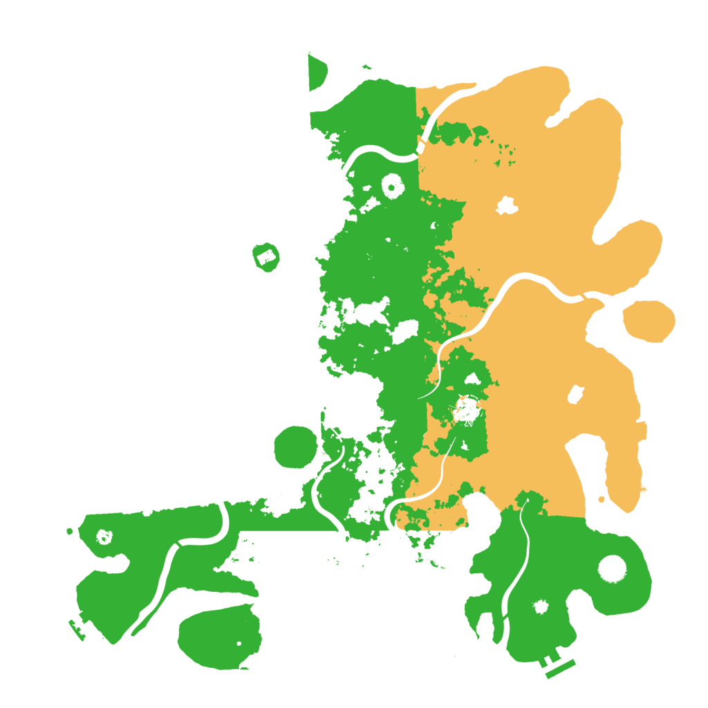 Biome Rust Map: Procedural Map, Size: 4500, Seed: 439906577