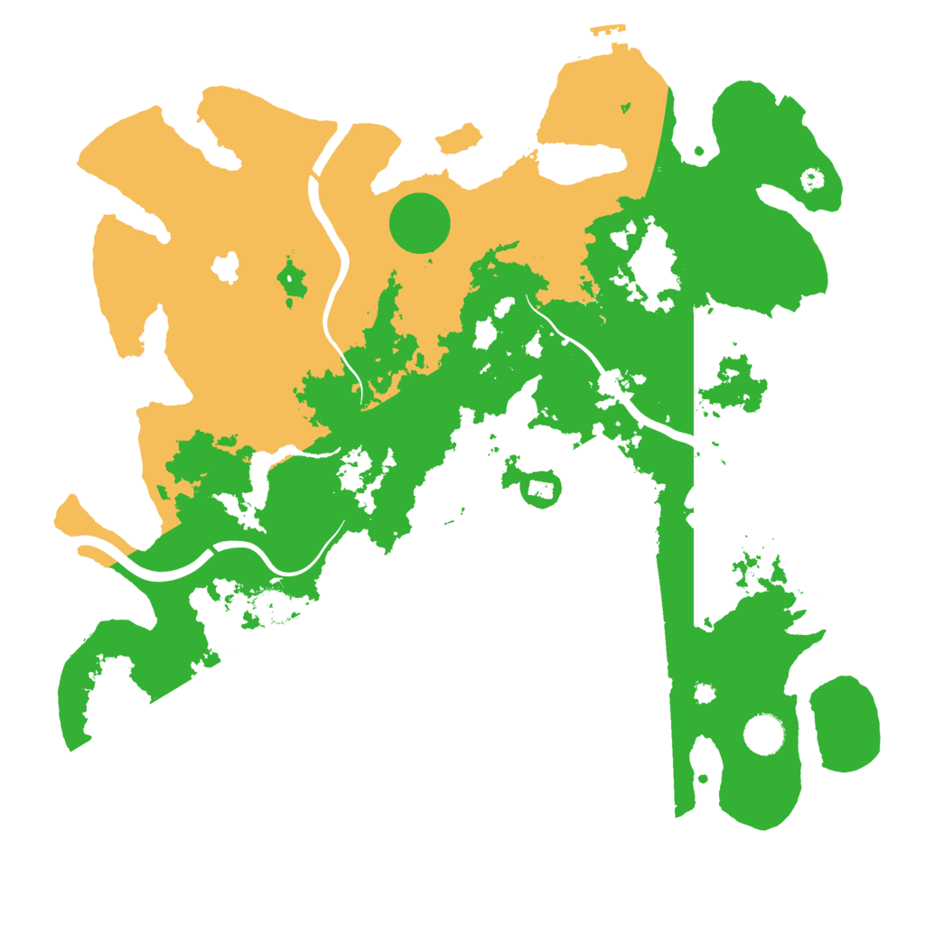 Biome Rust Map: Procedural Map, Size: 4000, Seed: 21184411