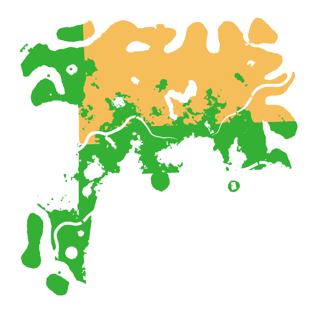 Biome Rust Map: Procedural Map, Size: 4500, Seed: 1679823324