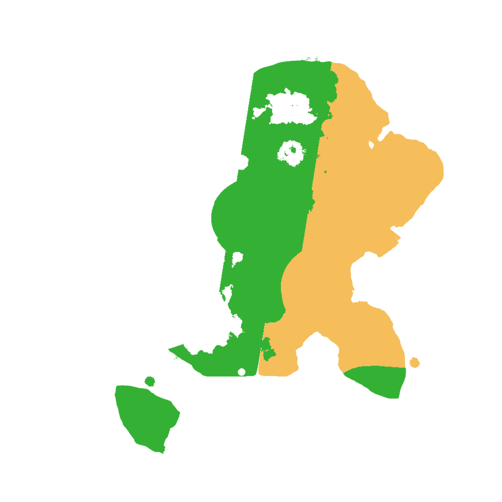 Biome Rust Map: Procedural Map, Size: 2000, Seed: 1673177383