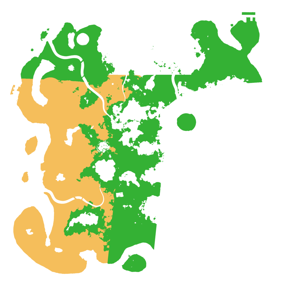 Biome Rust Map: Procedural Map, Size: 4500, Seed: 658356