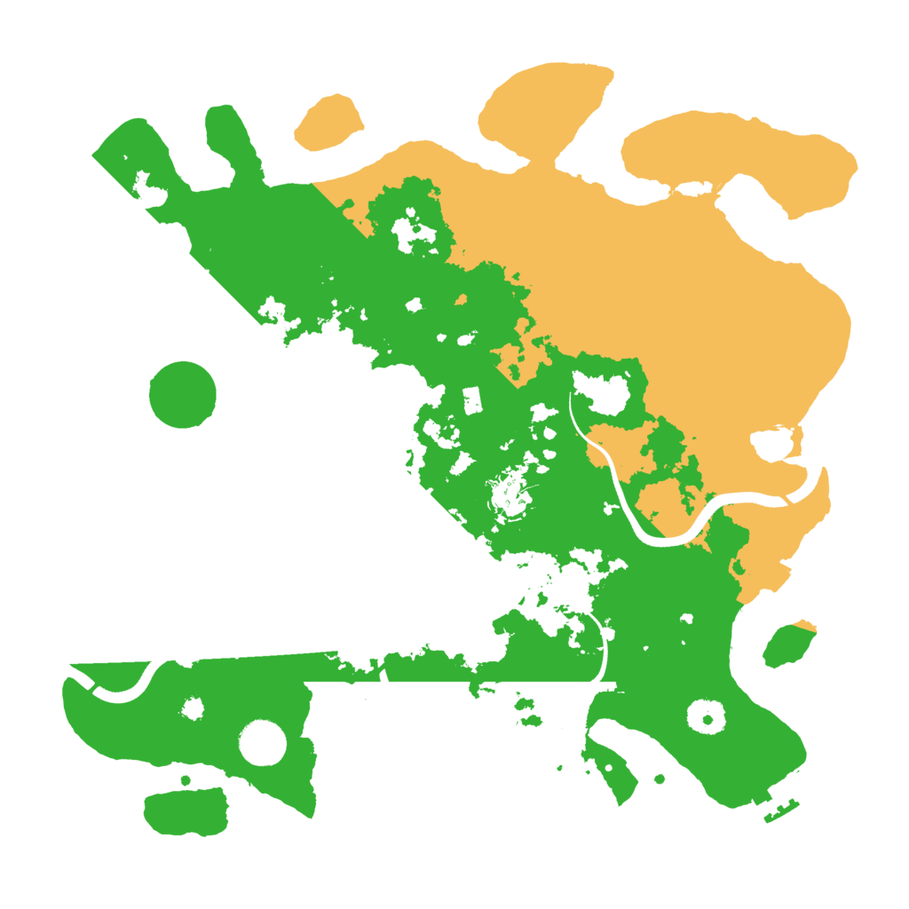 Biome Rust Map: Procedural Map, Size: 3650, Seed: 25913466