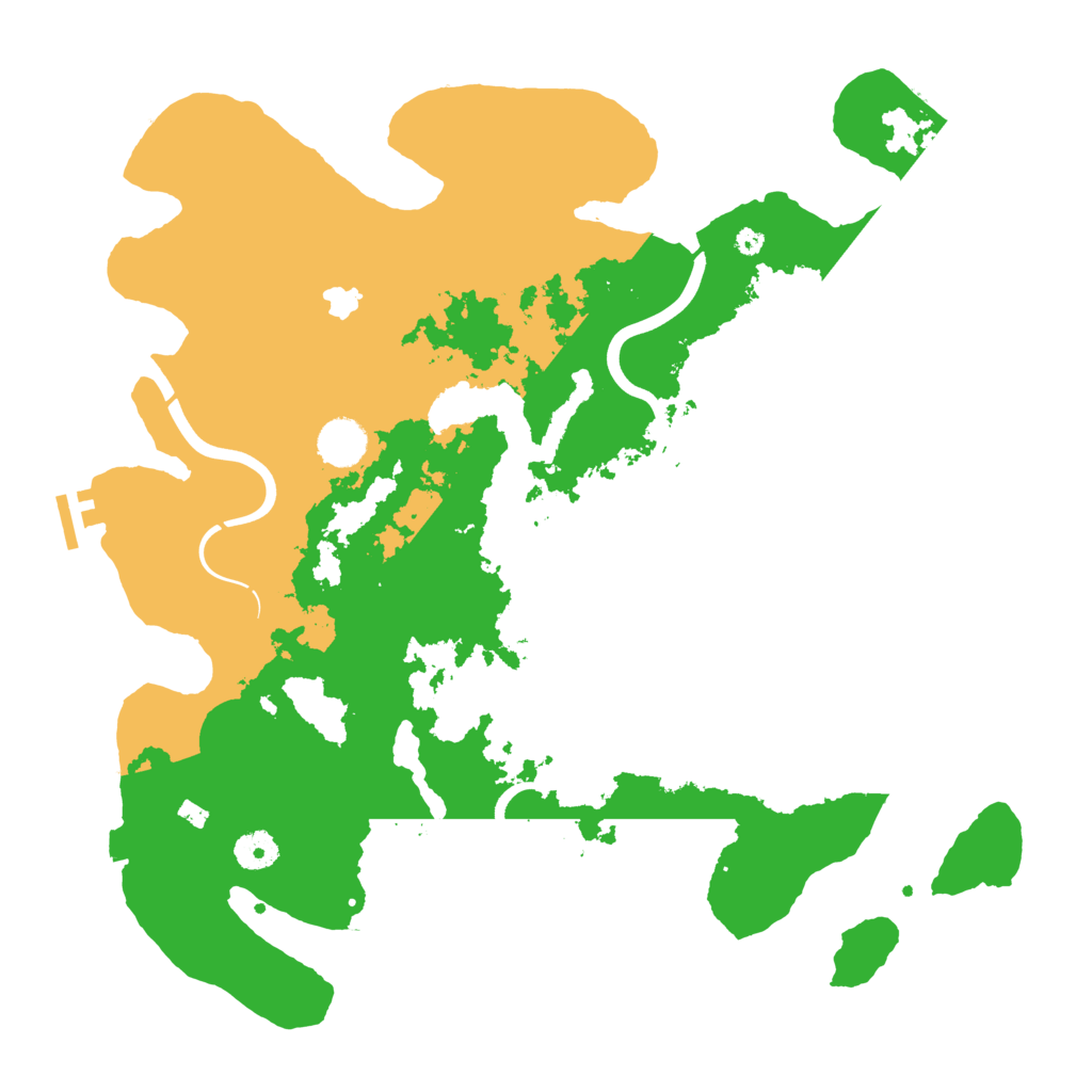 Biome Rust Map: Procedural Map, Size: 4000, Seed: 78542953