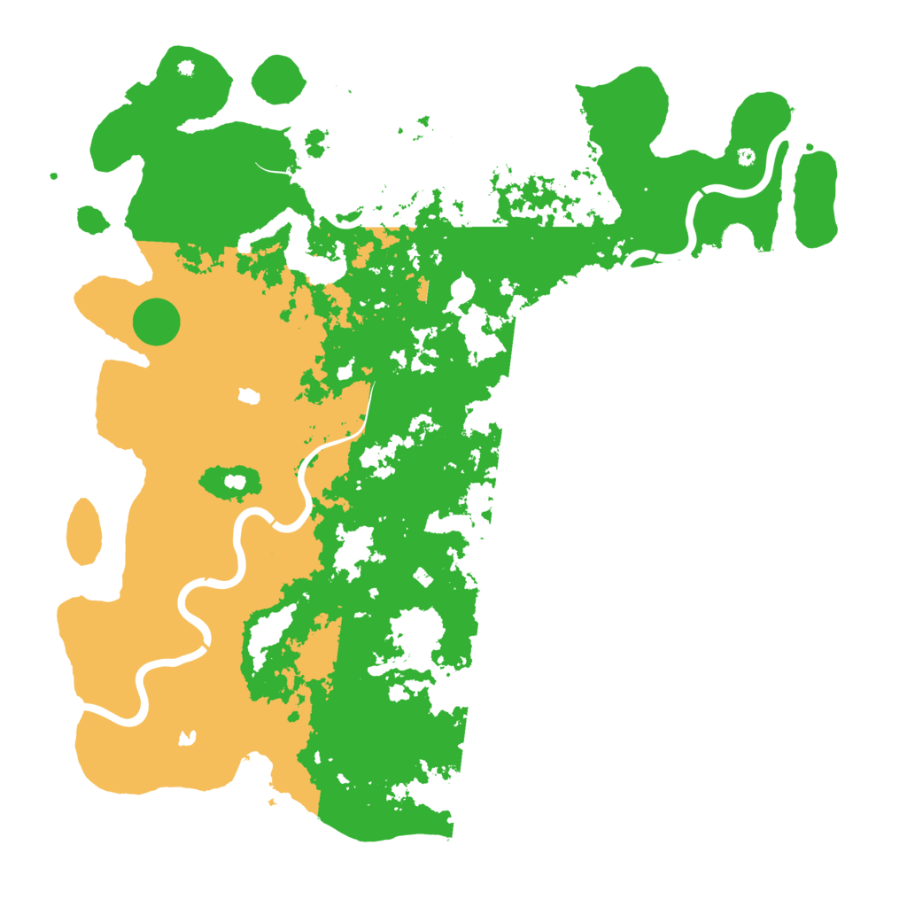 Biome Rust Map: Procedural Map, Size: 5038, Seed: 1157985117