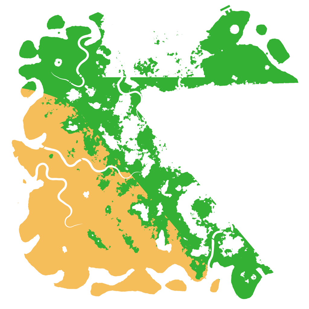 Biome Rust Map: Procedural Map, Size: 6000, Seed: 532241183