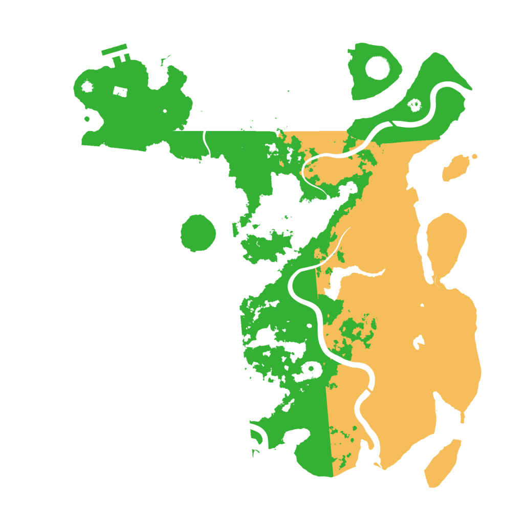 Biome Rust Map: Procedural Map, Size: 4096, Seed: 2097732695
