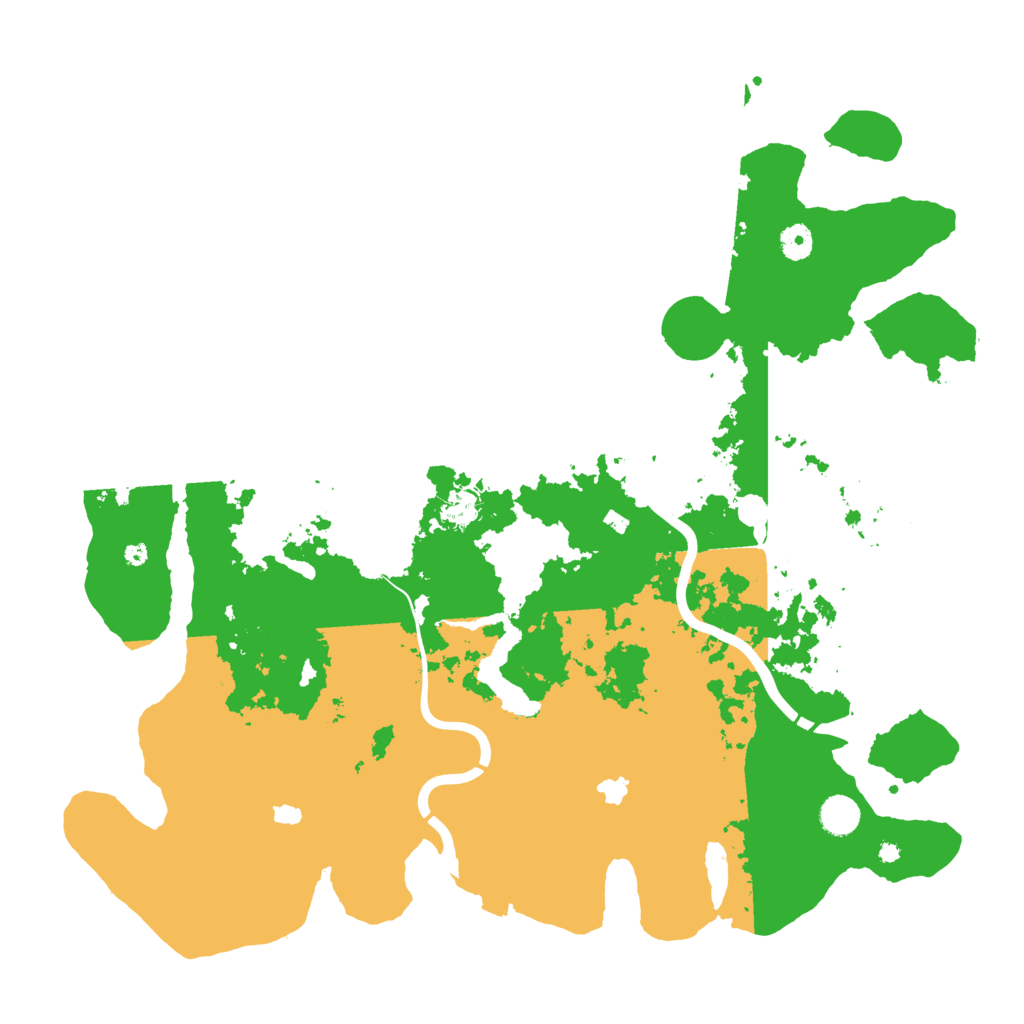 Biome Rust Map: Procedural Map, Size: 4500, Seed: 176036620