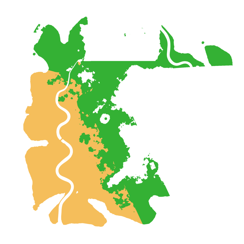 Biome Rust Map: Procedural Map, Size: 3700, Seed: 330409162