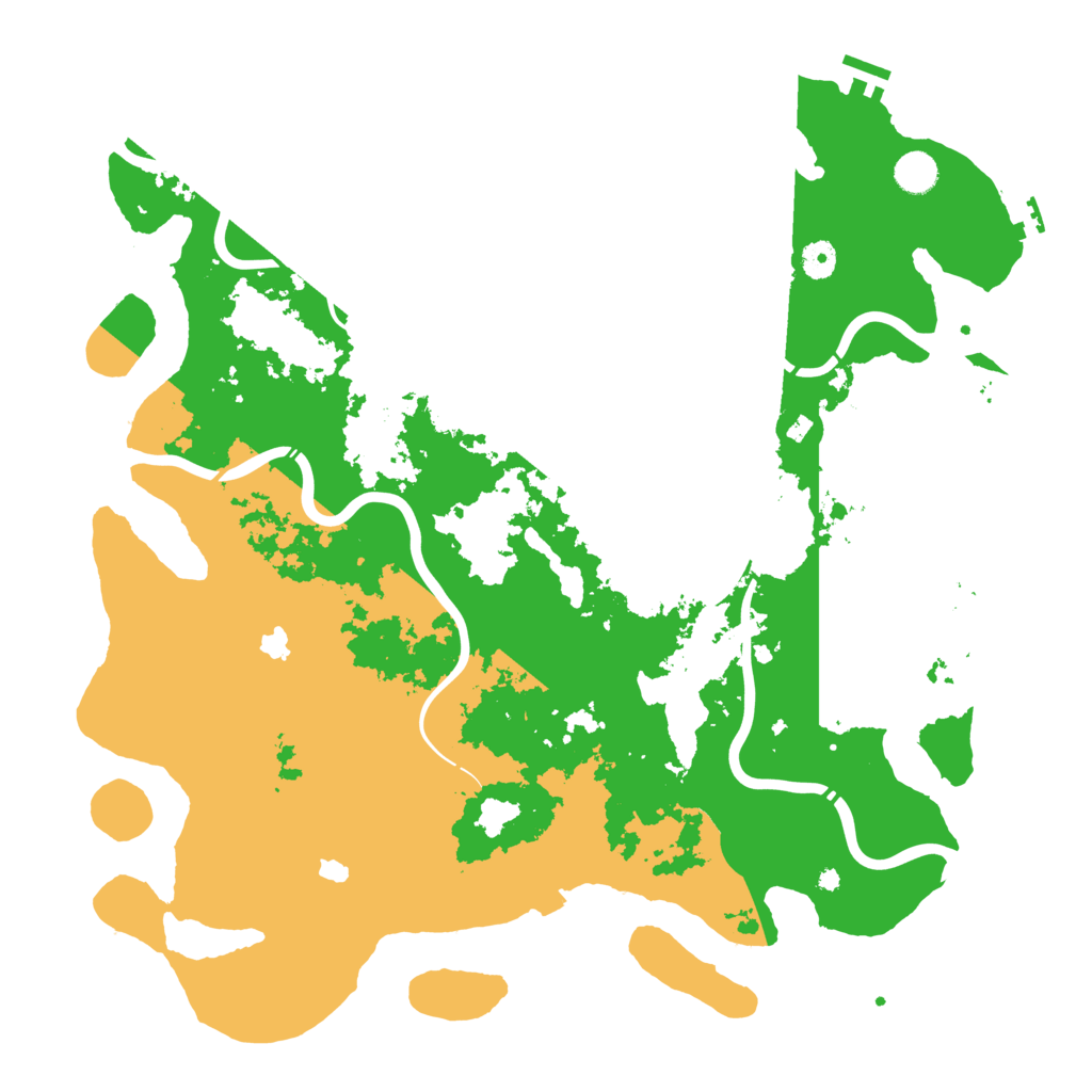 Biome Rust Map: Procedural Map, Size: 4500, Seed: 942915812