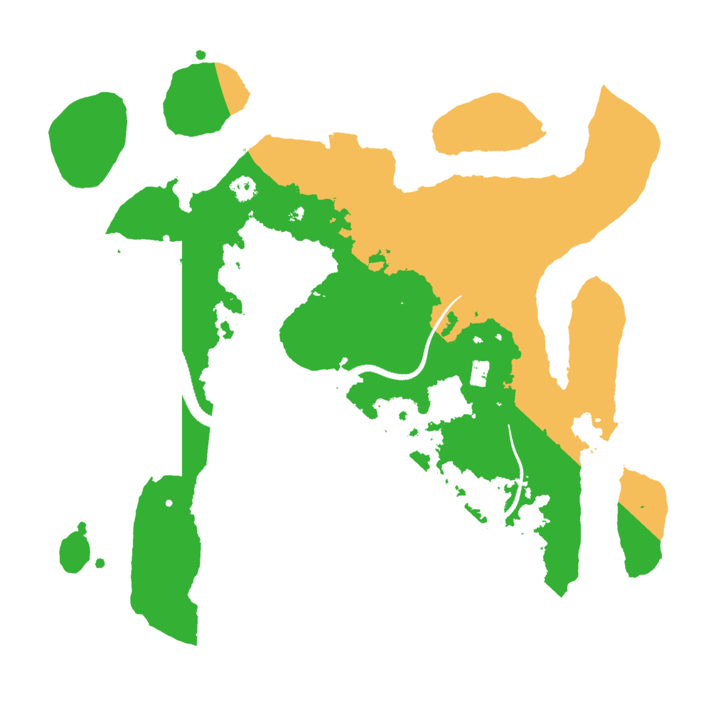 Biome Rust Map: Procedural Map, Size: 3000, Seed: 1495061217