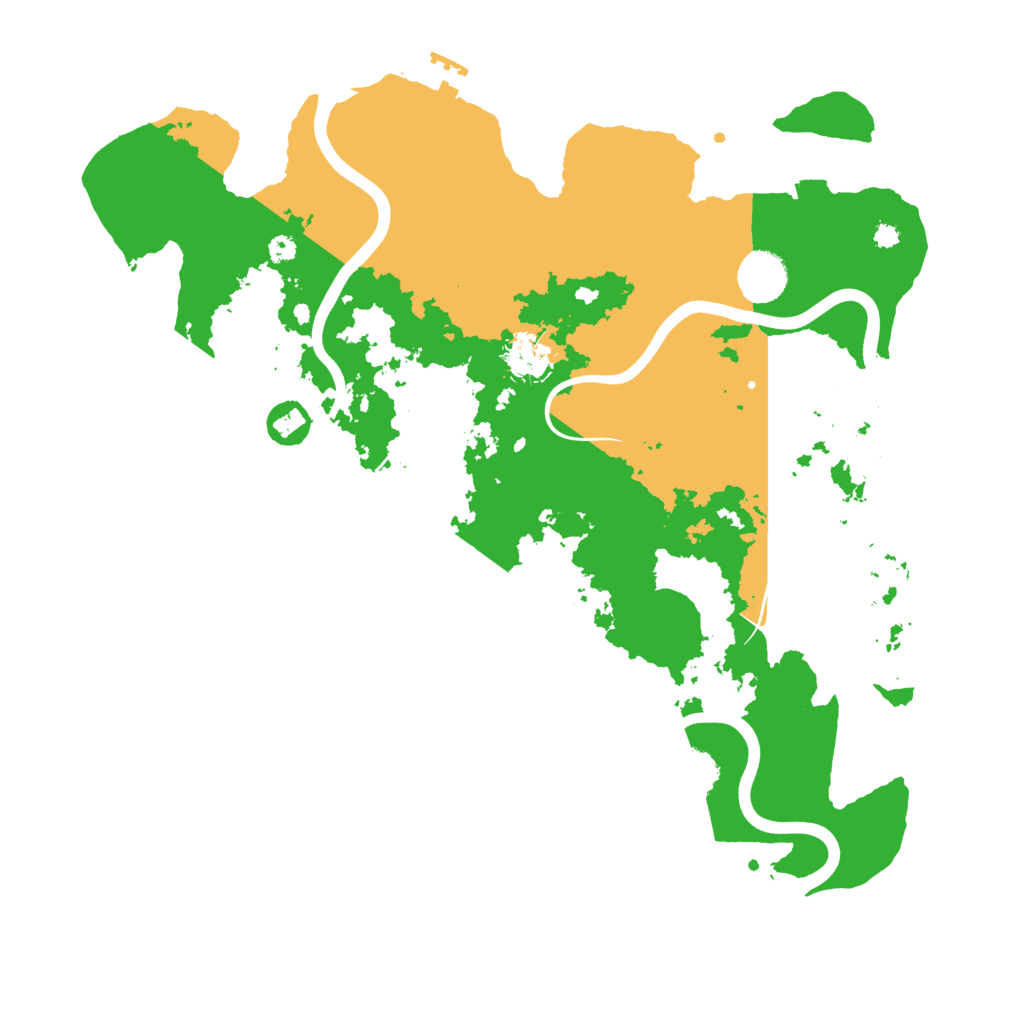 Biome Rust Map: Procedural Map, Size: 3750, Seed: 1514598