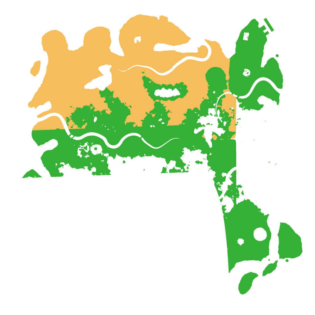 Biome Rust Map: Procedural Map, Size: 4300, Seed: 2008424000