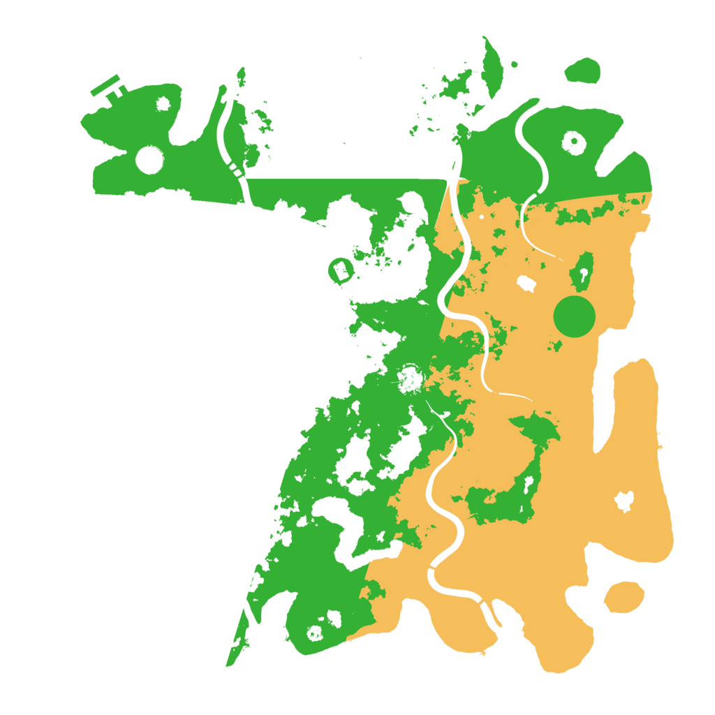 Biome Rust Map: Procedural Map, Size: 4500, Seed: 976555