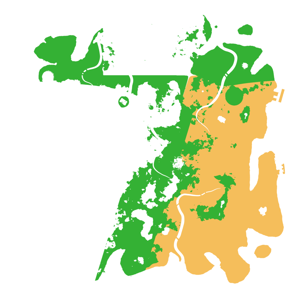Biome Rust Map: Procedural Map, Size: 4500, Seed: 976555