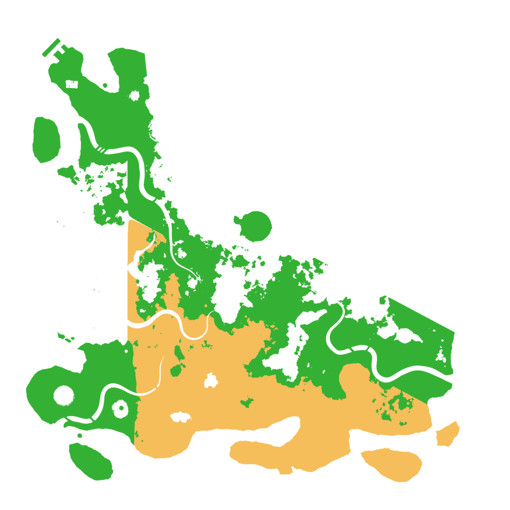 Biome Rust Map: Procedural Map, Size: 4500, Seed: 268004587