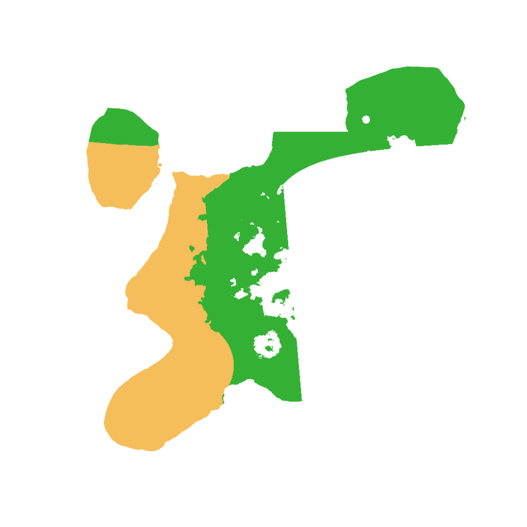 Biome Rust Map: Procedural Map, Size: 2000, Seed: 166014984