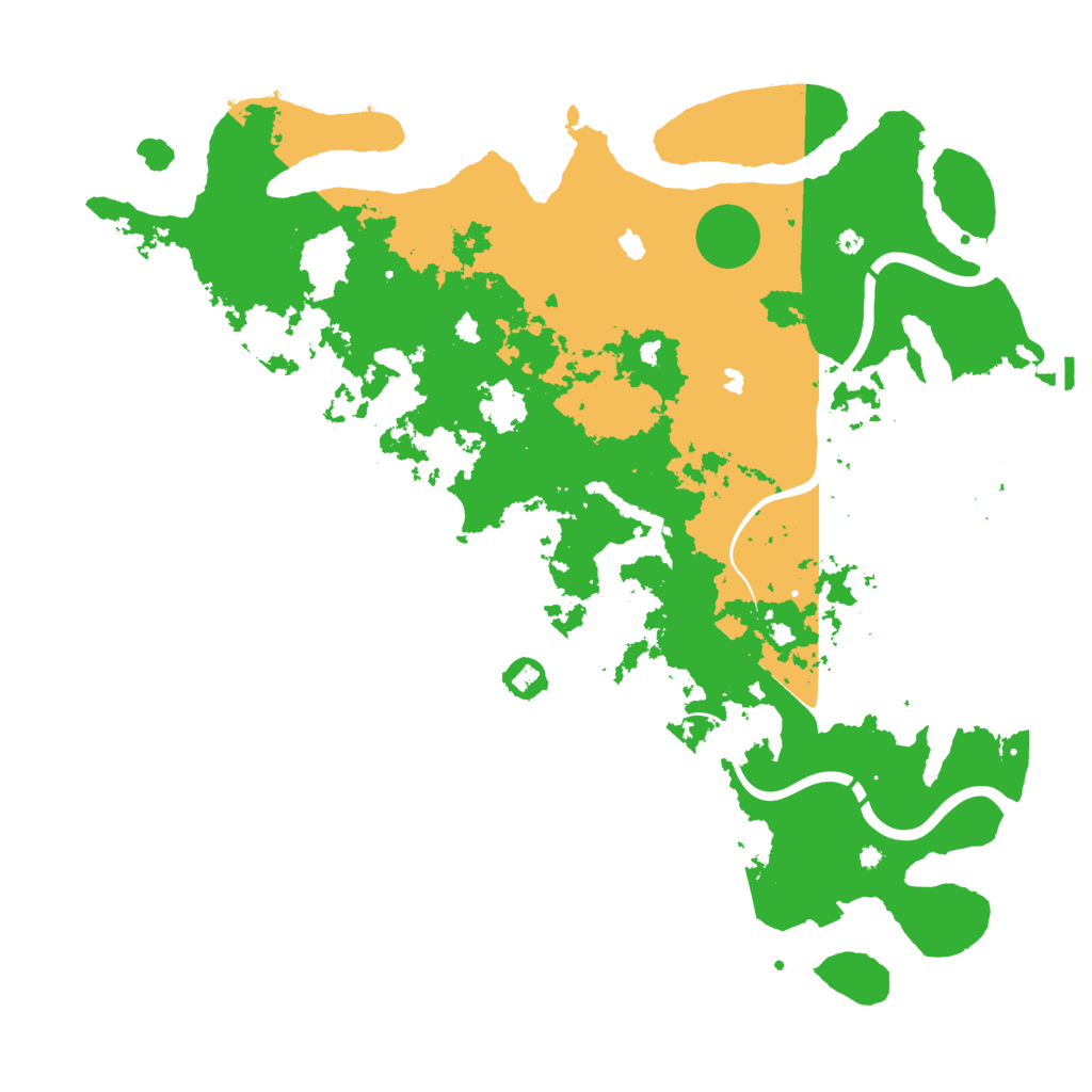Biome Rust Map: Procedural Map, Size: 4500, Seed: 476367471