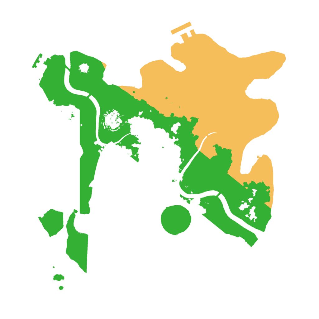 Biome Rust Map: Procedural Map, Size: 3000, Seed: 949009368