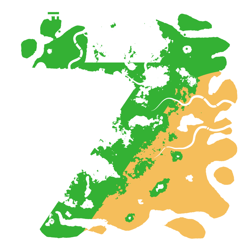 Biome Rust Map: Procedural Map, Size: 4500, Seed: 572589681