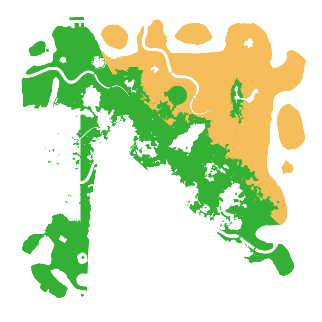 Biome Rust Map: Procedural Map, Size: 4500, Seed: 888945852