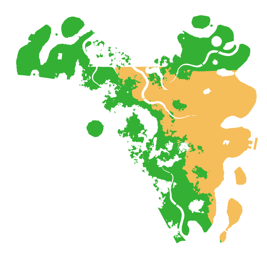 Biome Rust Map: Procedural Map, Size: 4500, Seed: 1552584161