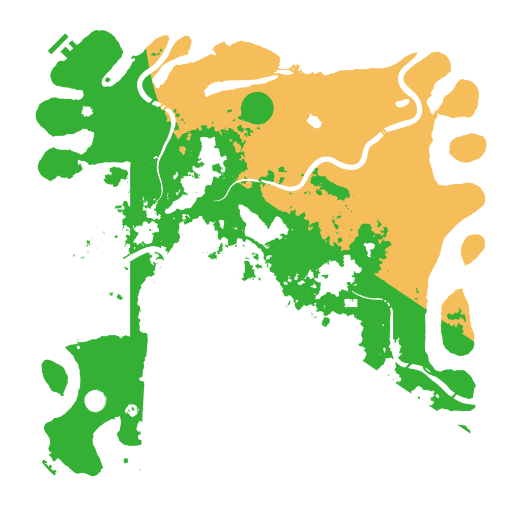 Biome Rust Map: Procedural Map, Size: 4250, Seed: 2034273797