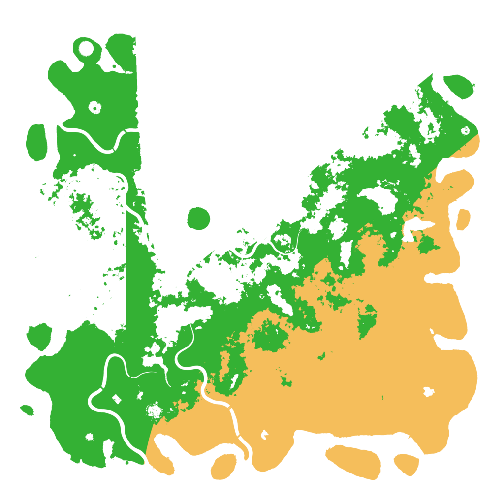 Biome Rust Map: Procedural Map, Size: 6000, Seed: 1522