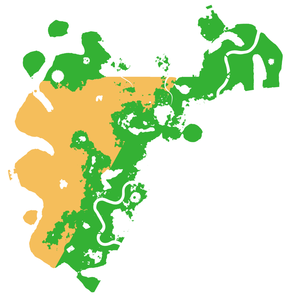Biome Rust Map: Procedural Map, Size: 4500, Seed: 1093507148