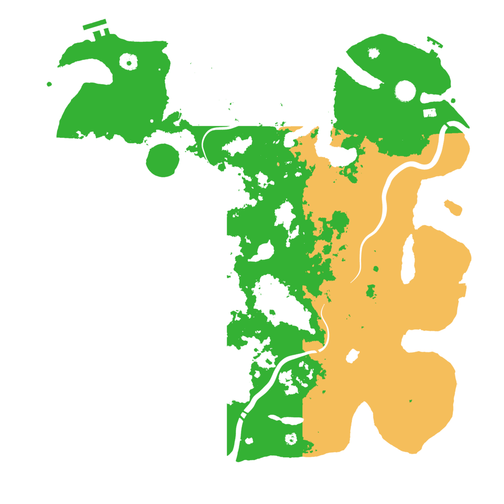 Biome Rust Map: Procedural Map, Size: 4250, Seed: 935069926