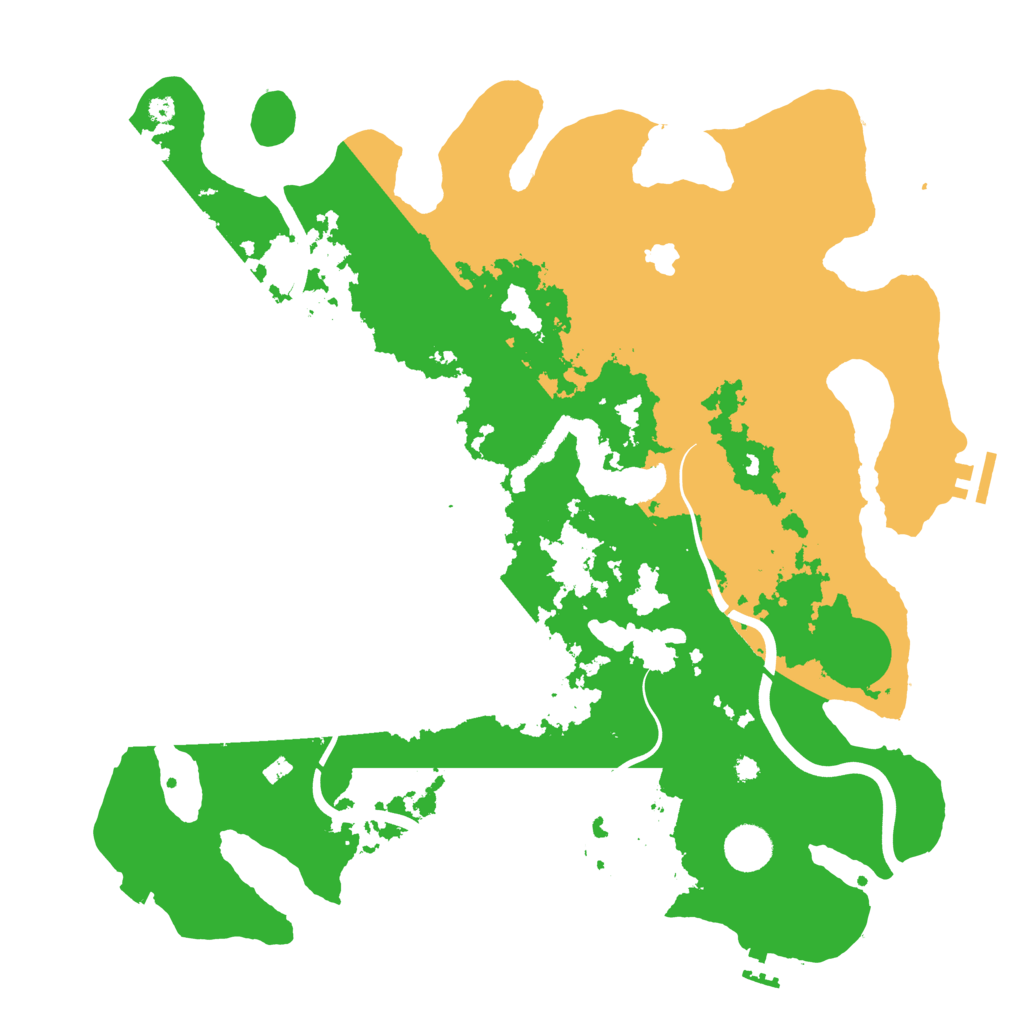 Biome Rust Map: Procedural Map, Size: 4000, Seed: 950470802