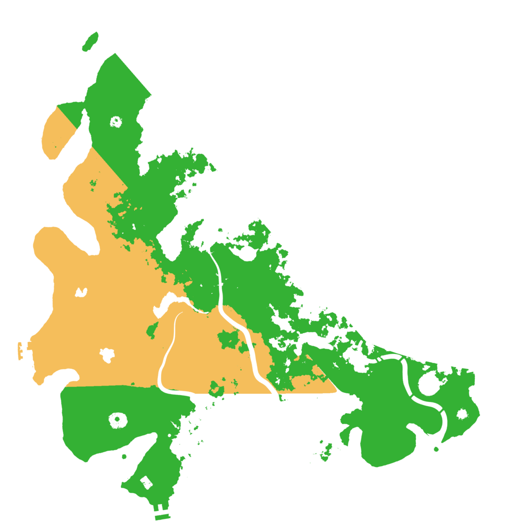Biome Rust Map: Procedural Map, Size: 4500, Seed: 1186761674