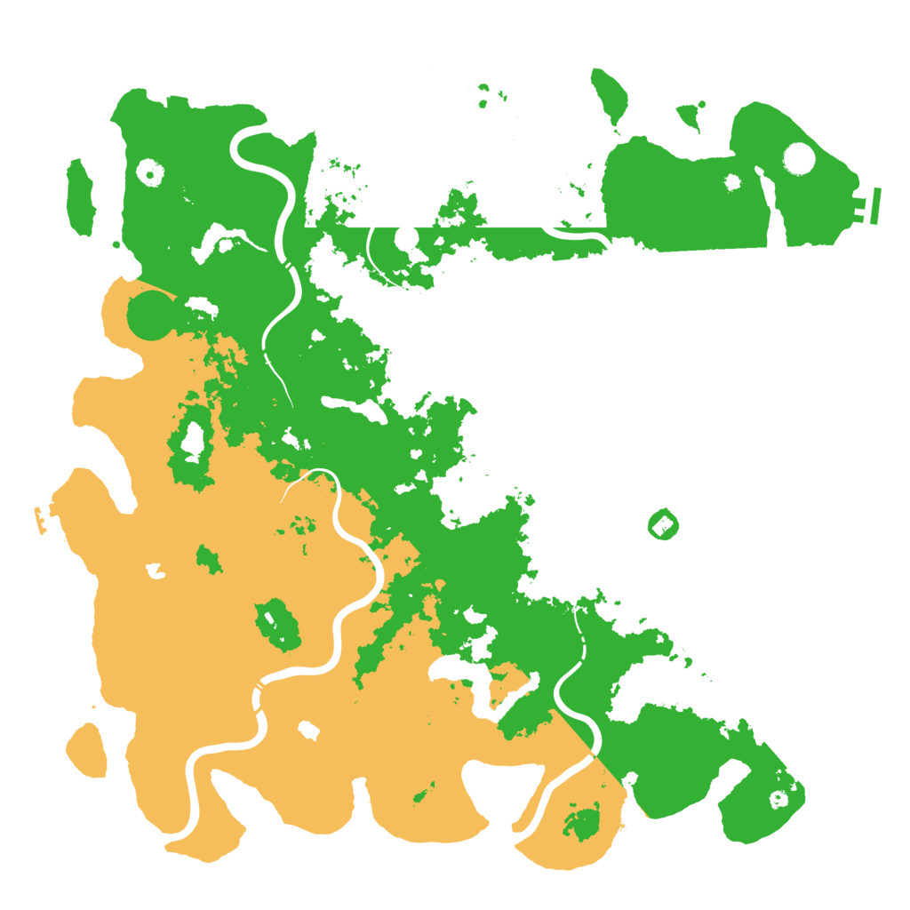 Biome Rust Map: Procedural Map, Size: 5000, Seed: 608032277