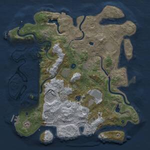 Thumbnail Rust Map: Procedural Map, Size: 4250, Seed: 1793679632, 16 Monuments