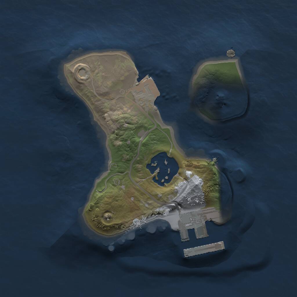 Rust Map: Procedural Map, Size: 1467, Seed: 1972, 3 Monuments