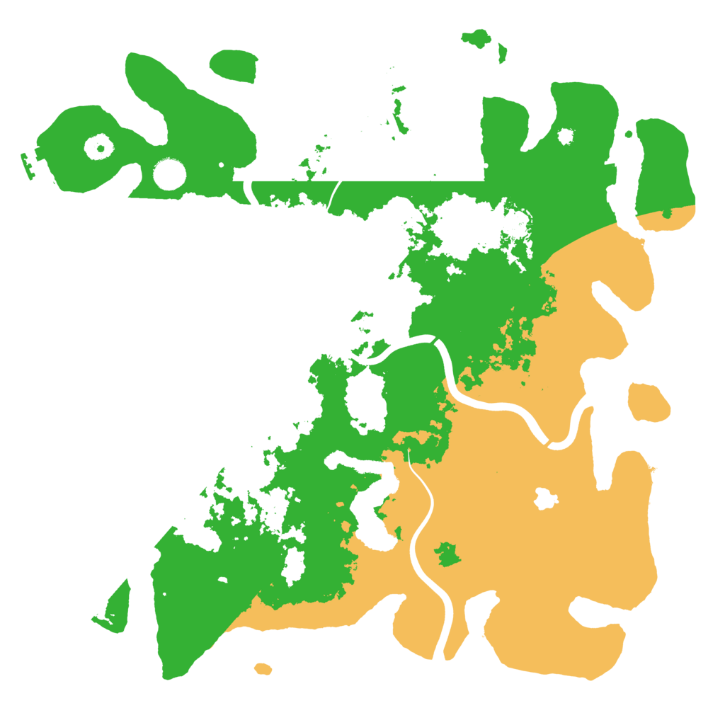 Biome Rust Map: Procedural Map, Size: 4000, Seed: 548459496