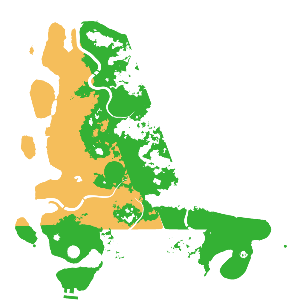 Biome Rust Map: Procedural Map, Size: 4250, Seed: 190209