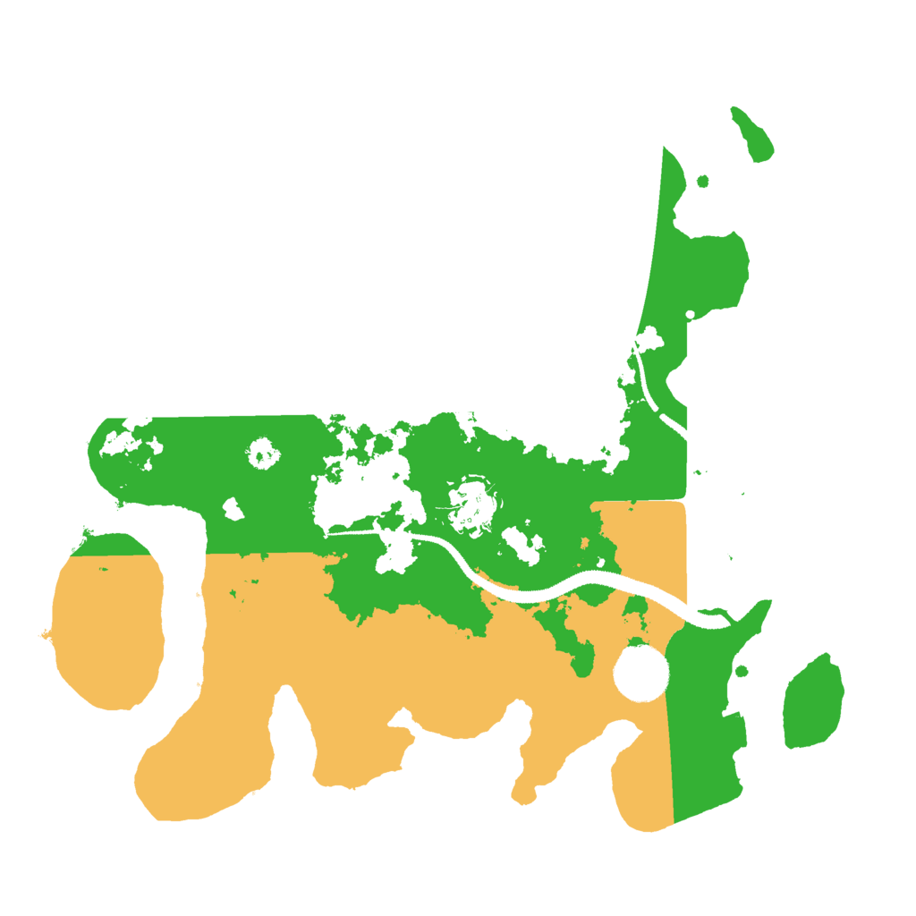 Biome Rust Map: Procedural Map, Size: 3000, Seed: 378414826