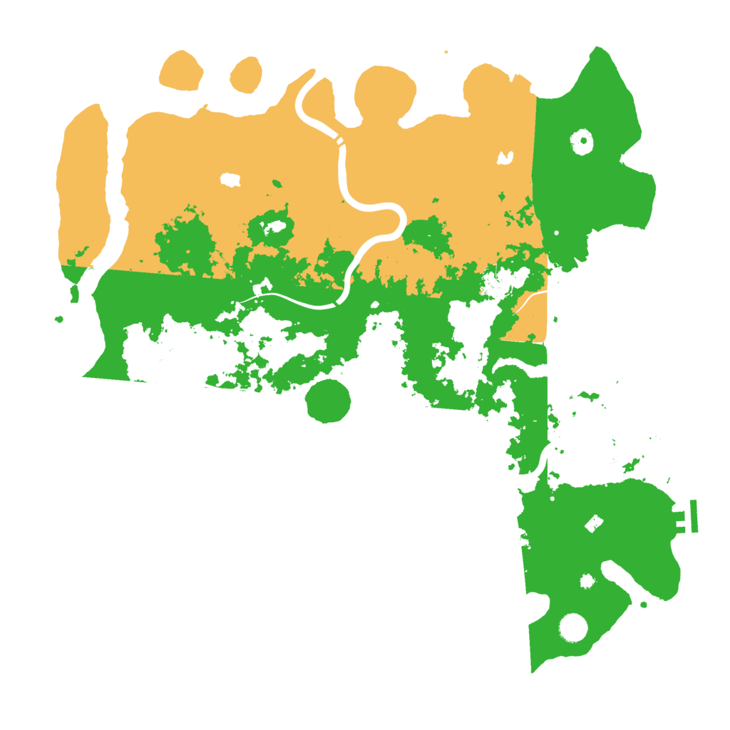 Biome Rust Map: Procedural Map, Size: 4500, Seed: 174532356