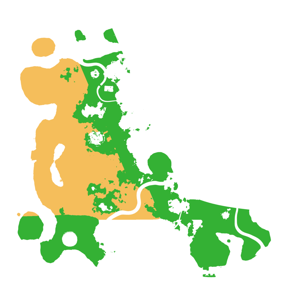 Biome Rust Map: Procedural Map, Size: 3500, Seed: 580585797