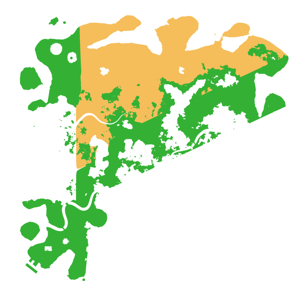 Biome Rust Map: Procedural Map, Size: 4500, Seed: 870799613