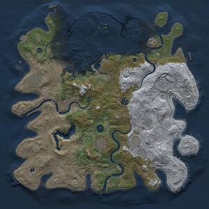 Thumbnail Rust Map: Procedural Map, Size: 4250, Seed: 1911129845, 15 Monuments