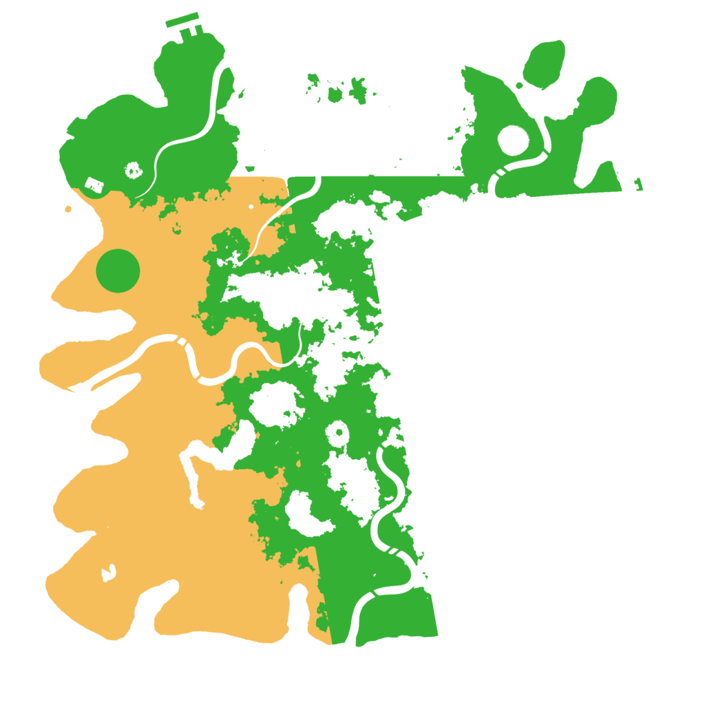 Biome Rust Map: Procedural Map, Size: 4250, Seed: 1911129845