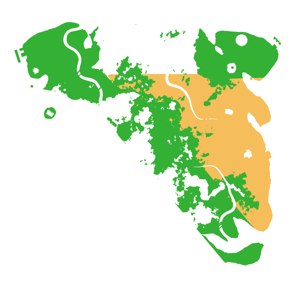 Biome Rust Map: Procedural Map, Size: 4500, Seed: 2119998152