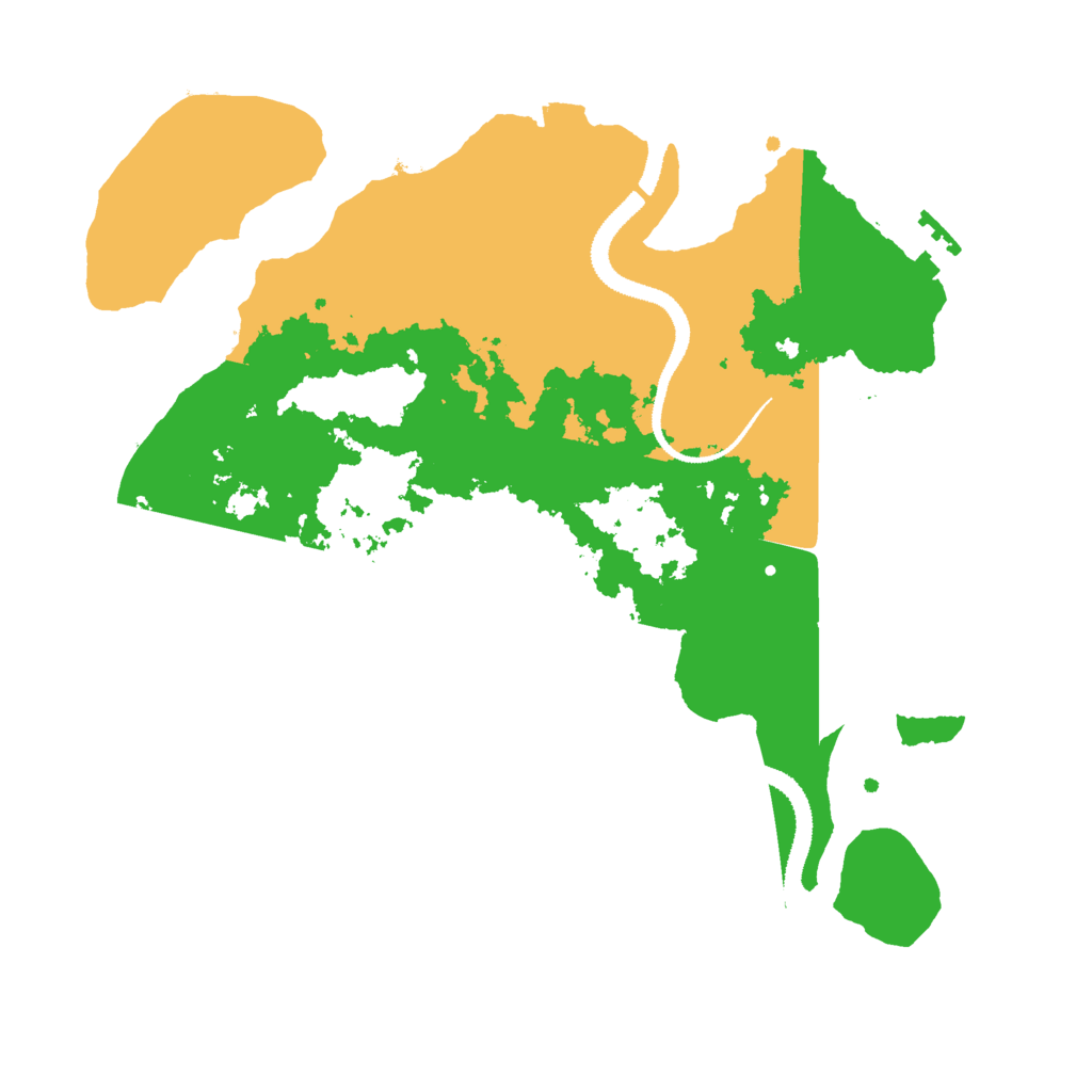 Biome Rust Map: Procedural Map, Size: 3000, Seed: 50925