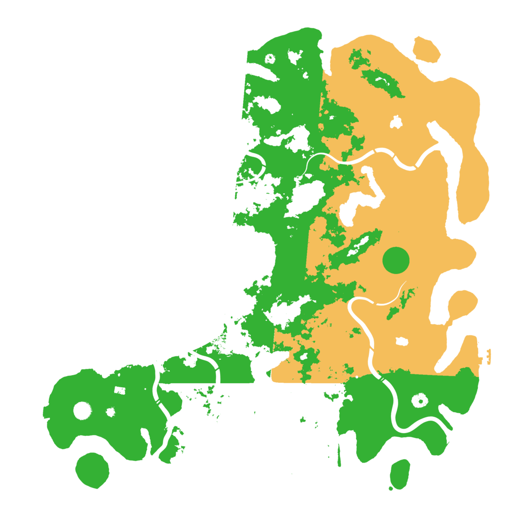 Biome Rust Map: Procedural Map, Size: 5000, Seed: 1308614983