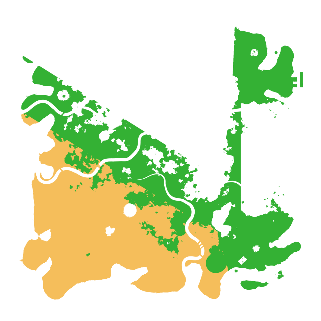 Biome Rust Map: Procedural Map, Size: 4300, Seed: 73936816