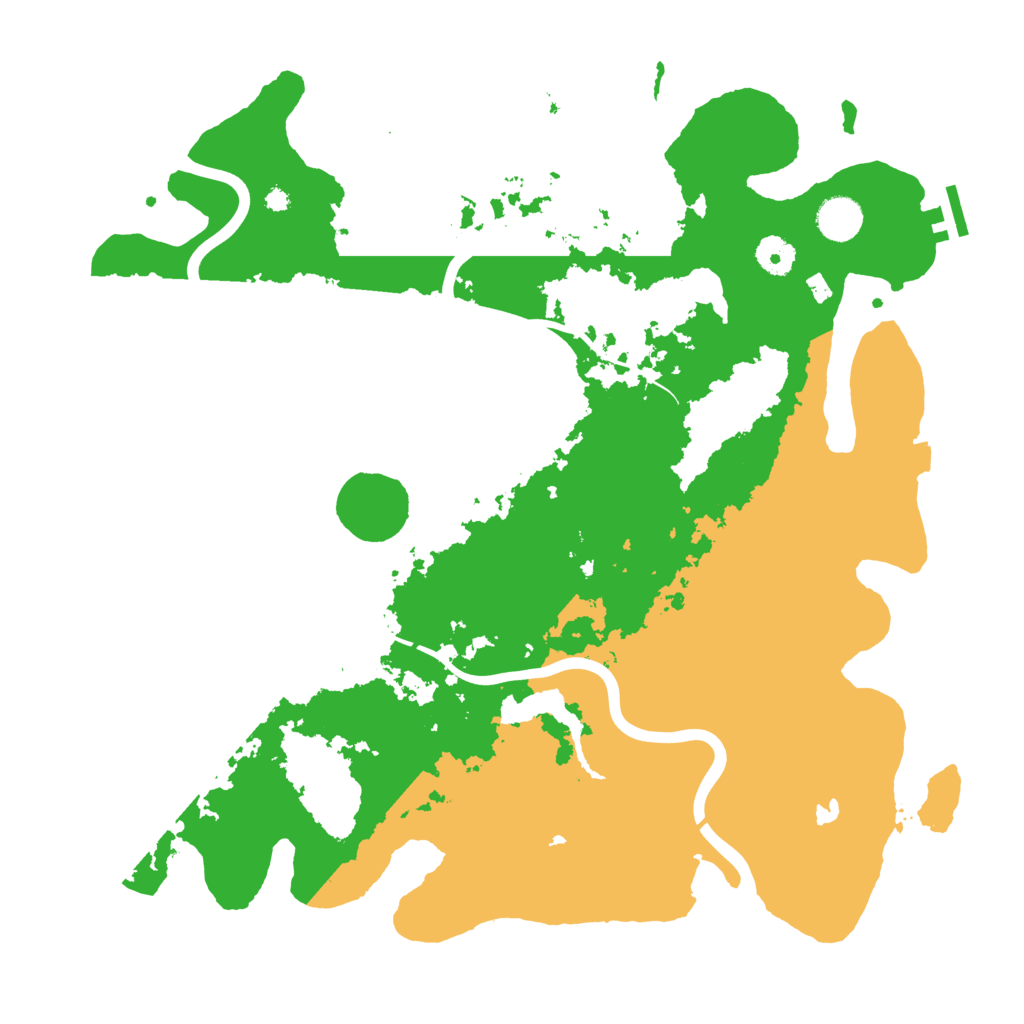 Biome Rust Map: Procedural Map, Size: 4000, Seed: 835299436