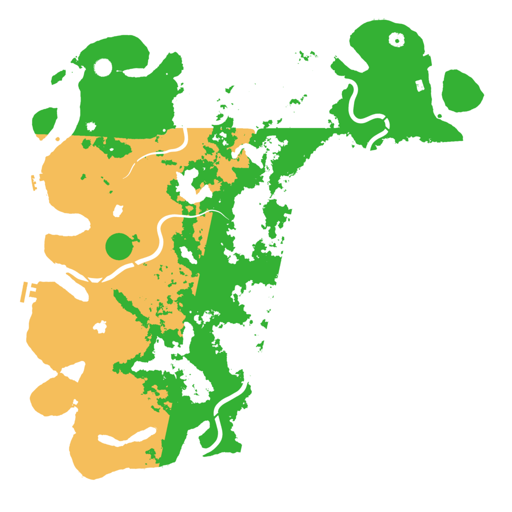 Biome Rust Map: Procedural Map, Size: 5000, Seed: 1441403723