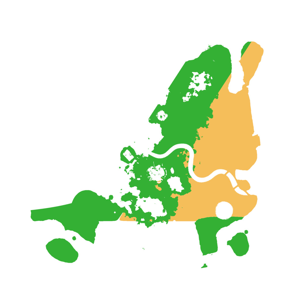 Biome Rust Map: Procedural Map, Size: 3000, Seed: 114539386