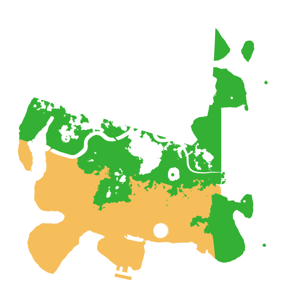 Biome Rust Map: Procedural Map, Size: 3500, Seed: 293645854